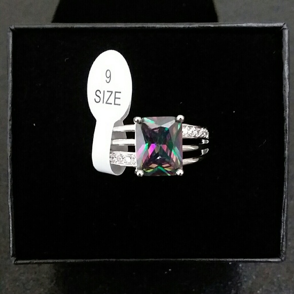 Jewelry - Mystic Topaz Sterling Silver Ring size 9
